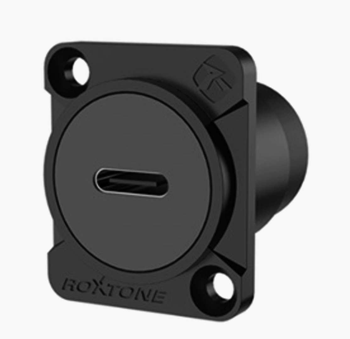 Адаптер I-Taki B1018 USB Type-C 1м, цинковый сплав, D-панель, для передачи данных и питания, черный