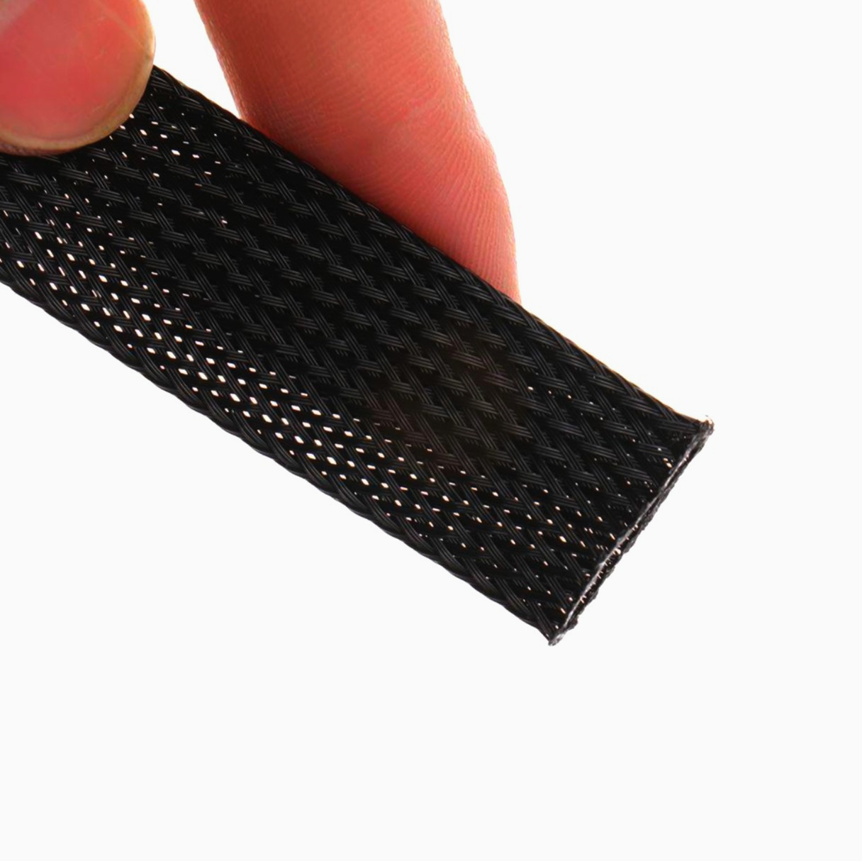 Кабельная оплетка Techflex FLEXO PET 1 м, 12.7 мм, защита проводов, универсальная черная