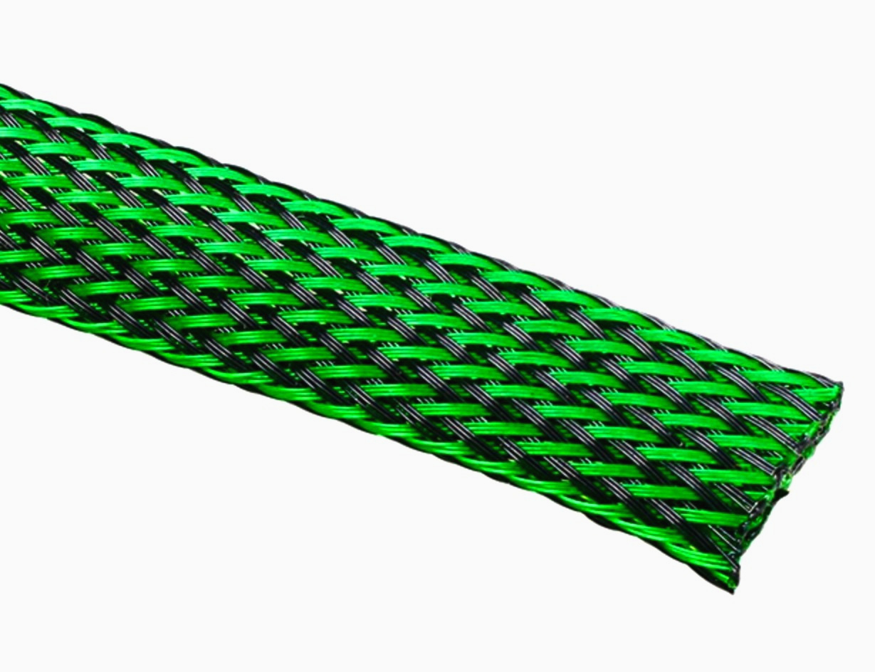 Кабельна оплетка TECHFLEX FLEXO PET Ø12,7 мм, 1 м, захист проводів, розтяжка 6,3-19,0 мм