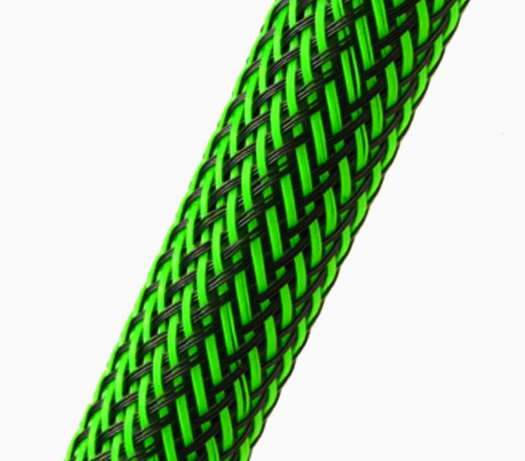 Кабельна оплетка TECHFLEX PET 1.27 см, растяжка 6.3-19 мм, 1 м, захист для проводки