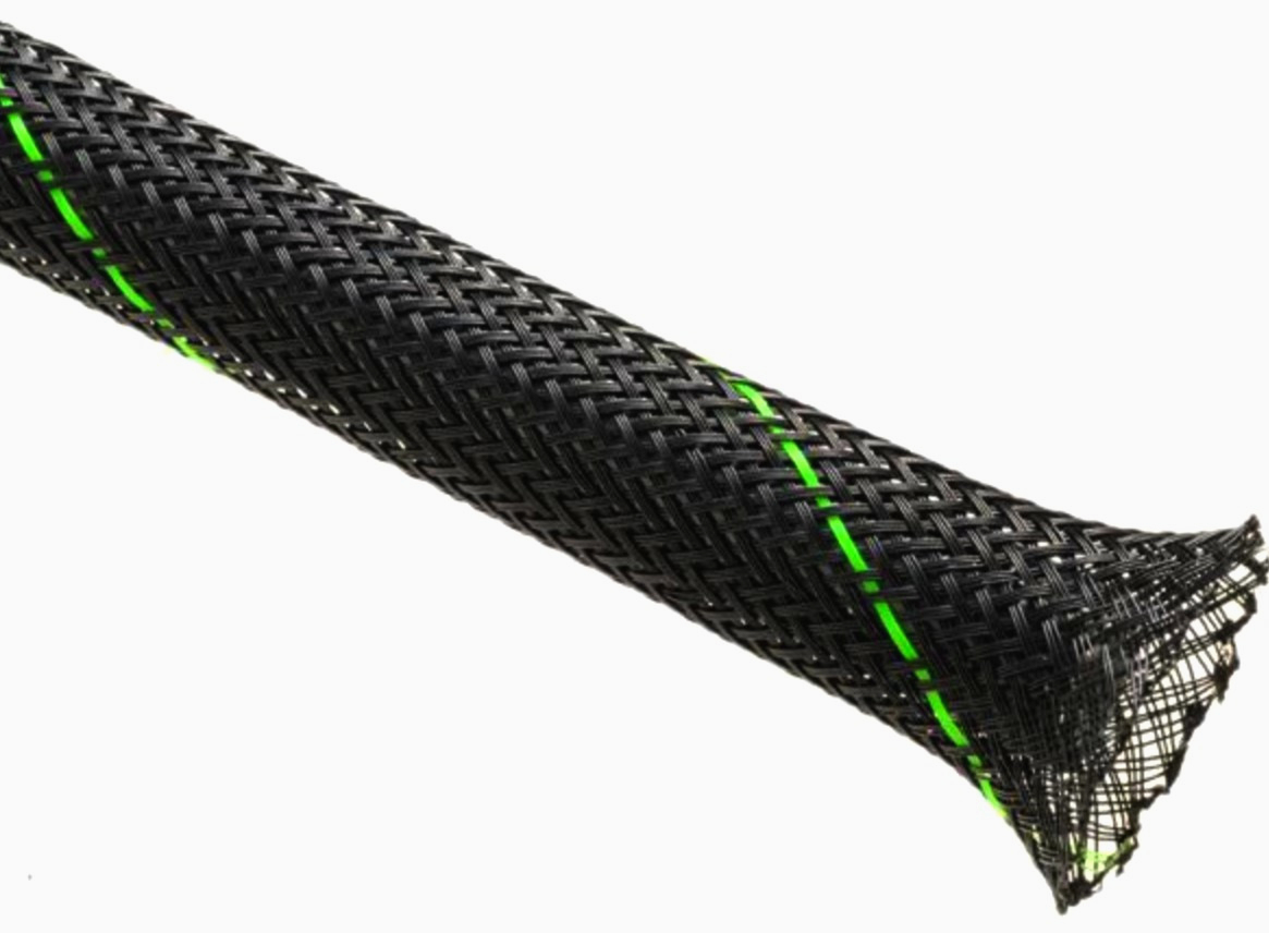 Кабельна оплетка Techflex FLEXO PET 1 м, кругла, 6.3-19.0 мм, захист проводів, оригінал