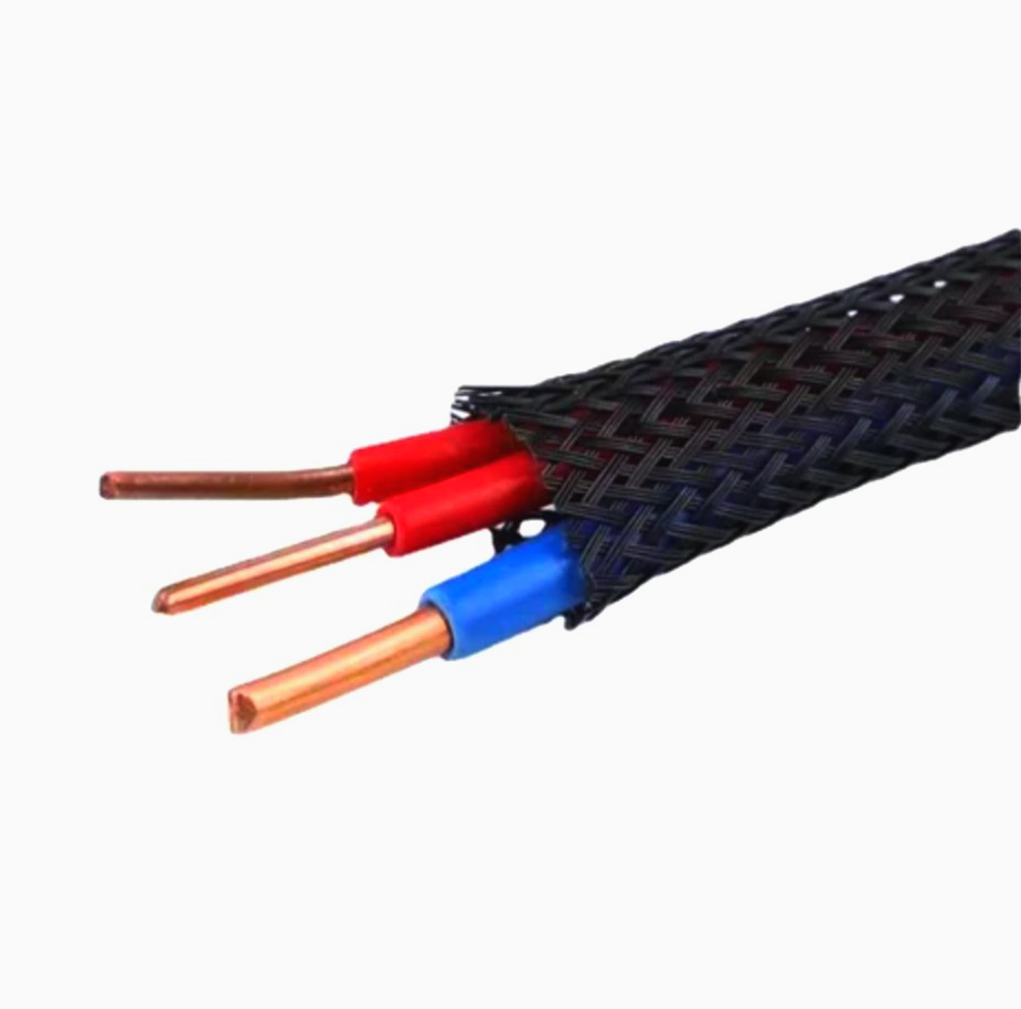 Кабельна оплетка TECHFLEX Ø15.9 мм, 1 м, захист проводів Ø9.5-25.4 мм, чорна PET