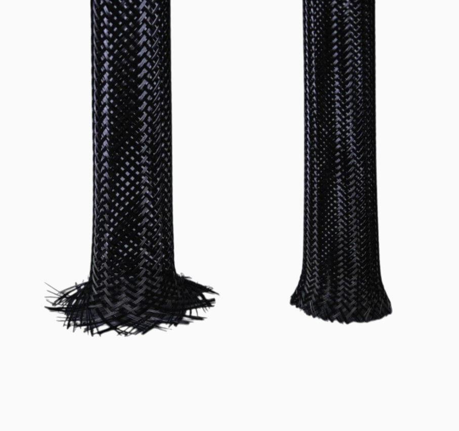 Кабельна оплетка Techflex CleanCut 1 м, еластична, діаметр 3,81 мм, чорна, для захисту кабелів