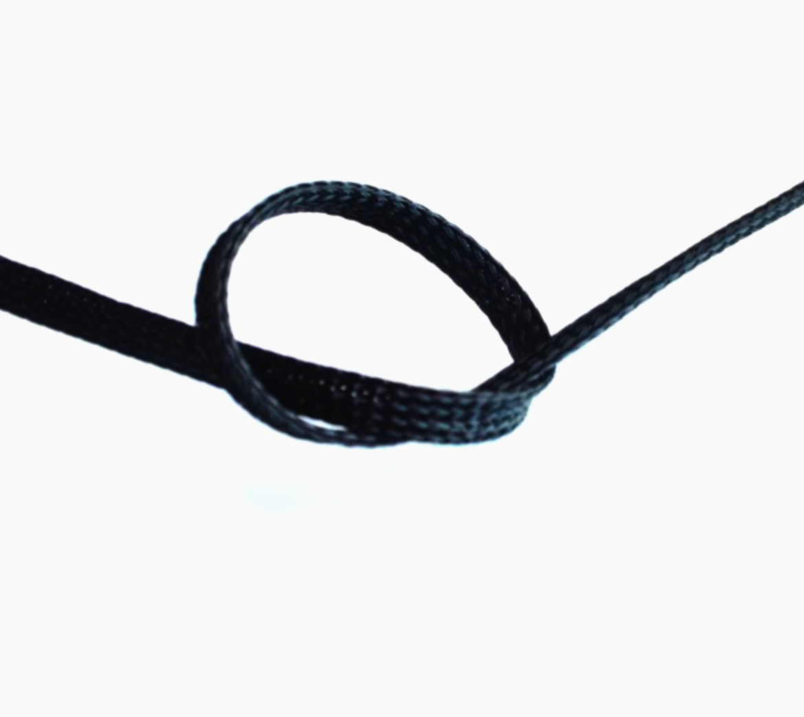 Кабельна оплетка Techflex CleanCut 1 м, еластична, діаметр 3,81 мм, чорна, для захисту кабелів