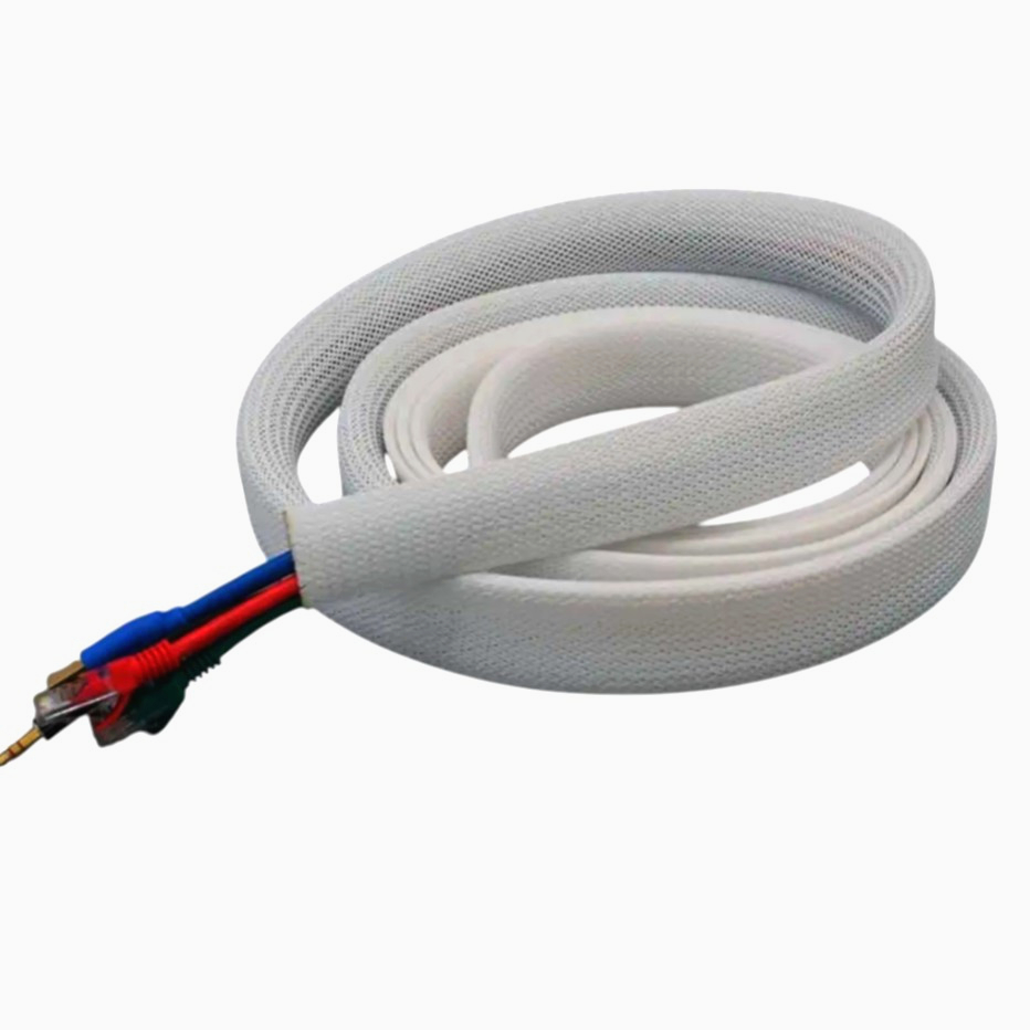 Оплетка JDD Tech 12 мм для кабеля ColdCut, 1 м, растяжение 8-14 мм, плотное плетение