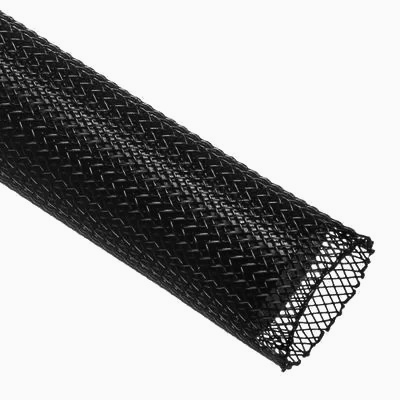 Кабельная оплетка Techflex 1м, 4.76-25.4мм, сверхэластичная, для проводки, черная