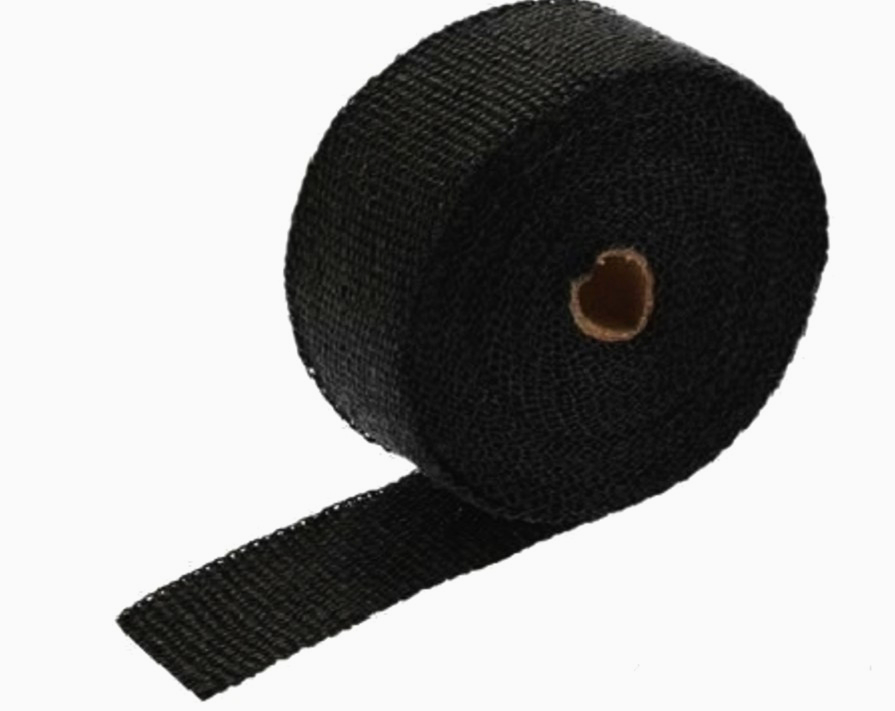 Термооплетка 1м Volcano WRAP з базальтового волокна чорна 50.8 мм до +700°C для авто і мото.