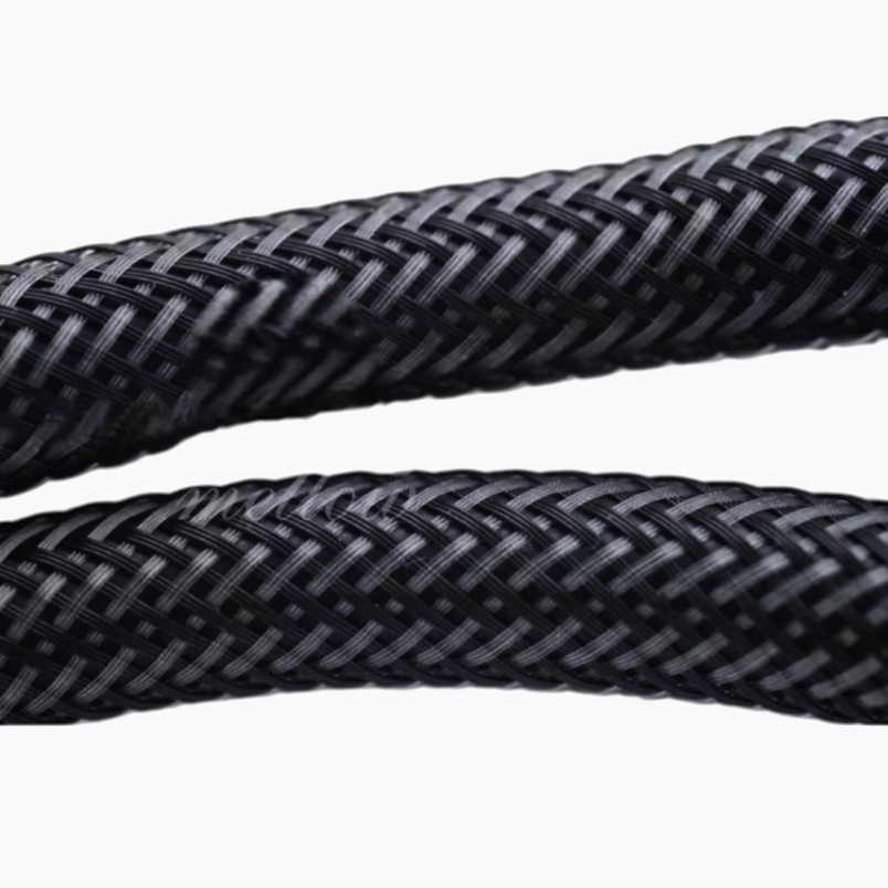 PET обплетення для кабелів чорне 15 мм, 10 метрів, поліестер, універсальне застосування
