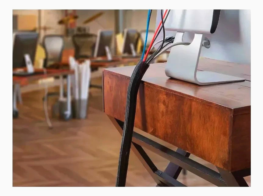 Оплетка PET для жгутів 15 мм, чорна, 20 м - захист проводів і кабелів, універсальна, оригінал