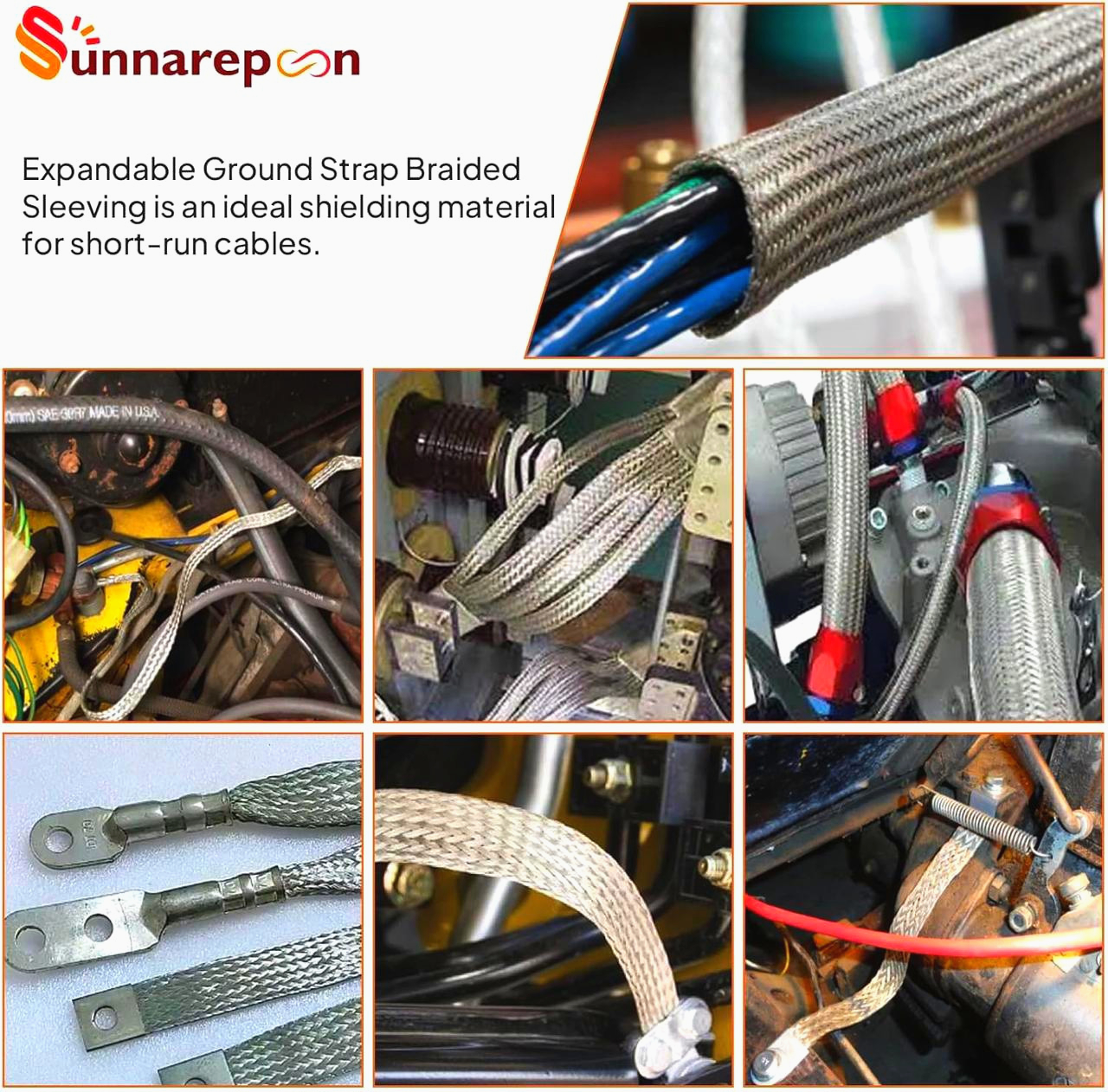 Кабельна оплетка Flexo TC-002, 2мм, лужена мідь, срібляста, 50м, захист від перешкод