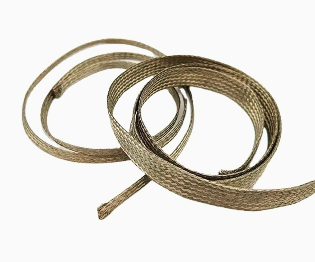 Кабельна оплетка Flexo TC-002, 2мм, лужена мідь, срібляста, 50м, захист від перешкод