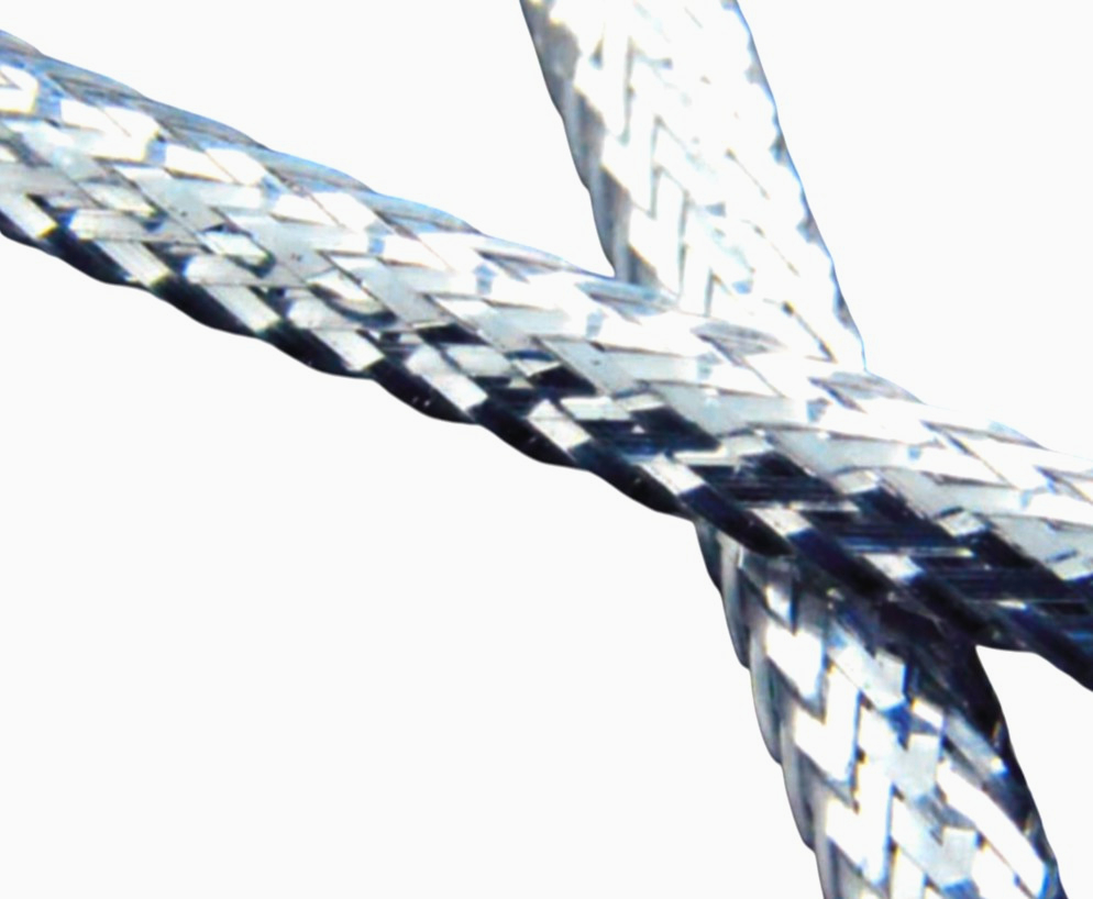 Оплетка JDD Tech 12 мм для тюнінгу і декорування, растяжка 10-16 мм, 1 метр, чорна