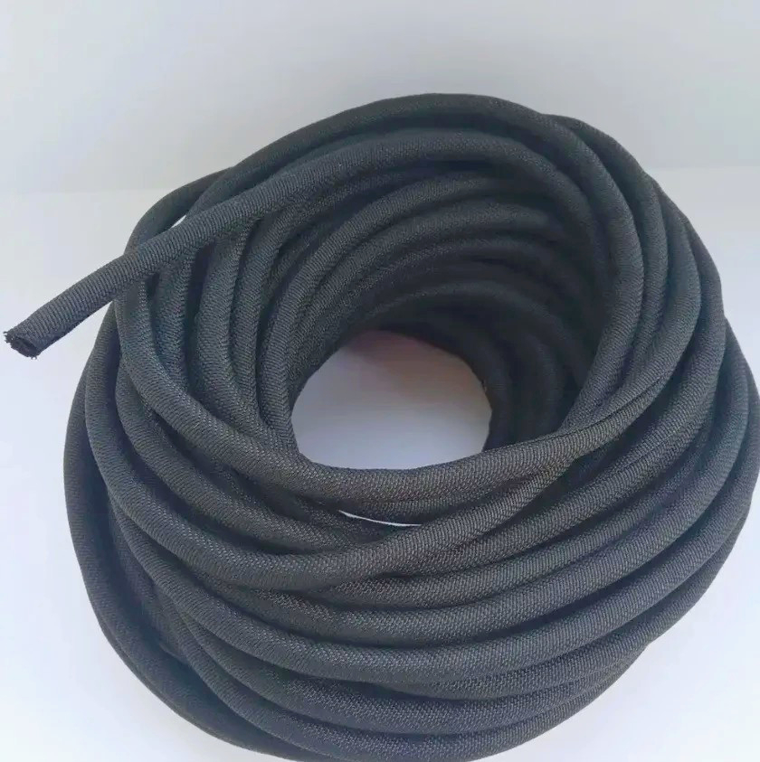 Кабельна оплетка Techflex, еластична, 1 м, діаметр 2.54 см, растяжка 15.9-41.3 мм, чорна, PET
