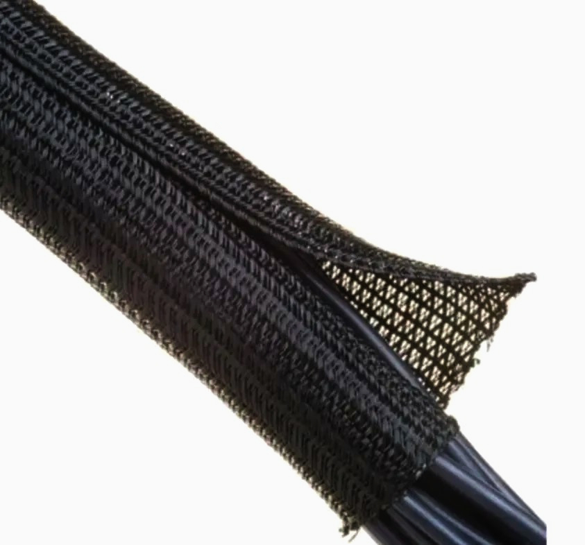 Еластична самозастібка Techflex F6 для кабелів, 1 м, діаметр 6.35 мм, захист і організація