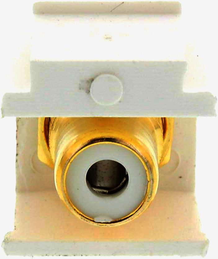 Вставка RCA Keystone 24К, гнездо-гнездо для аудио/видео, MONOPRICE, 1 м для настінних панелей