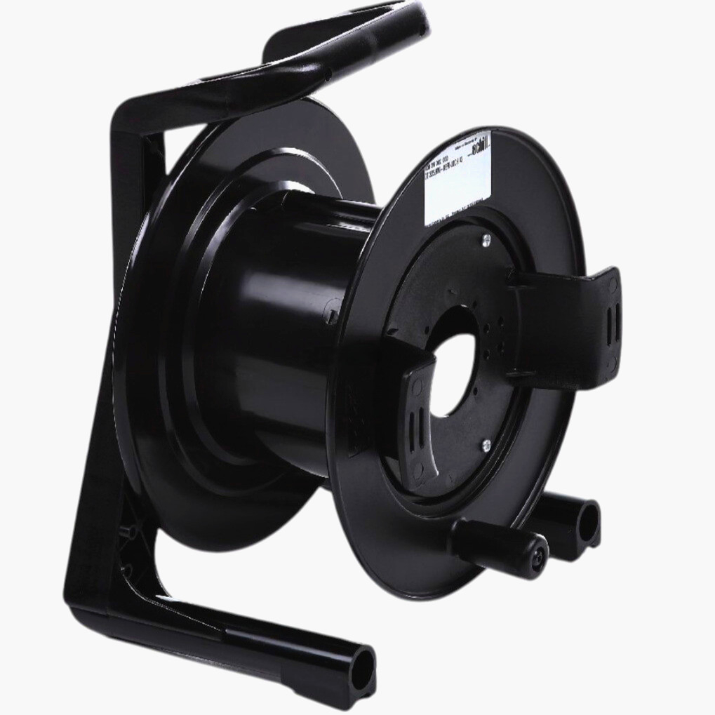 Катушка Schill для кабеля Ø235 мм з отверстием Ø43, легка, ударопрочна, чорна