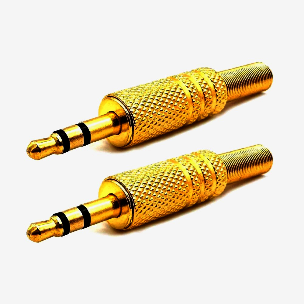 Jack 3.5 мм моно Avvicon, позолочені контакти, металевий корпус, 1м - якісний аудіопідключувач