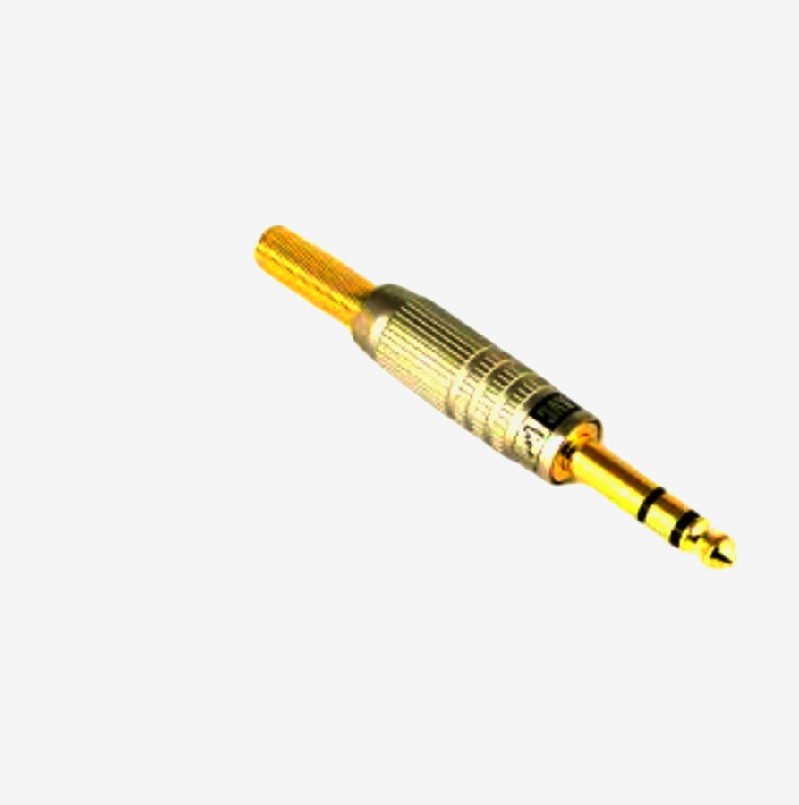 Аудио-коннектор AC-12-G Jack 3.5 мм, позолоченные контакты, защита от коррозии, металл
