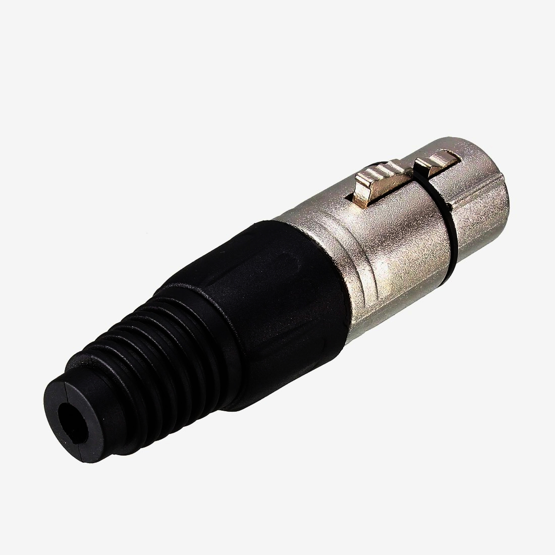 XLR роз'єм MOCO 3-контактний гніздо з нікелевим покриттям для аудіо, довжина 1м