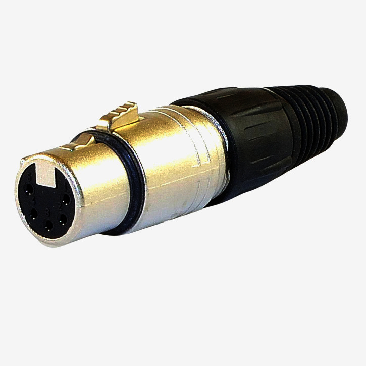 Аудіо роз'єм XLR MOCO 4 контакта нікель, пайка, довжина 1м – професійний, надійний з'єднувач