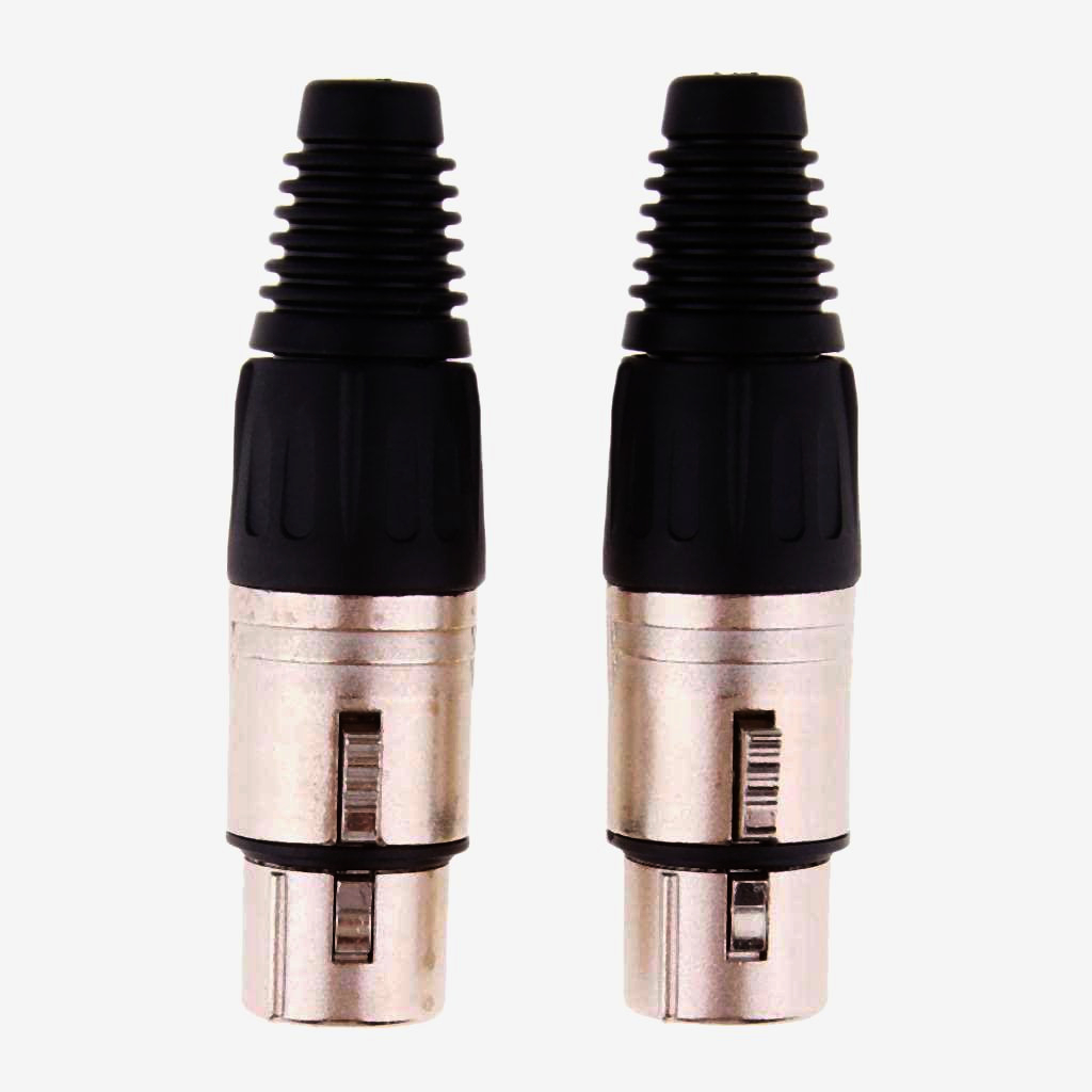 Штекер XLR 4-pin MOCO HFC4MXL, никелевый, металлический, 10A — для пайки аудио- и видеосистем