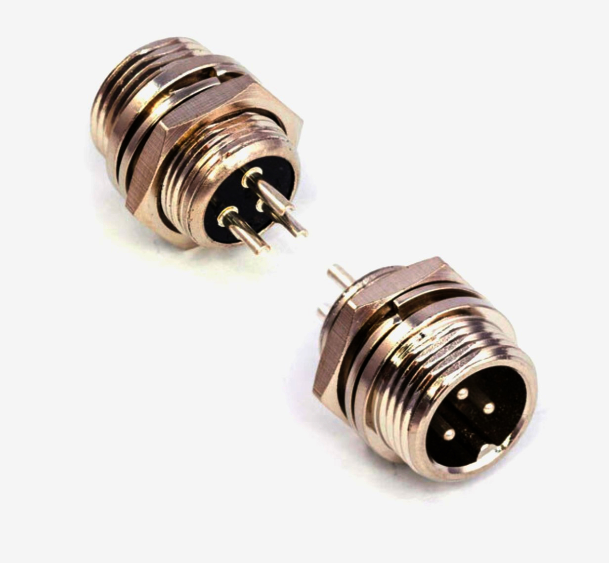 Mini XLR MOCO SA137-3P 3-контактний металевий штекер 