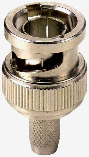 BNC штекер Telegärtner J01002A1288Y, обжим 75 Ом, для RG-59 B/U, 1 м, оригінал