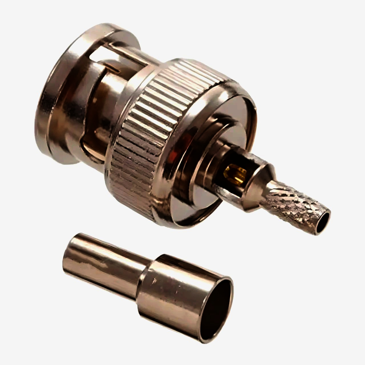 Роз'єм BNC G4 Telegärtнер 75 Ом обжимний для RG-179B/U, 1м, стабільний сигнал, до 4 ГГц