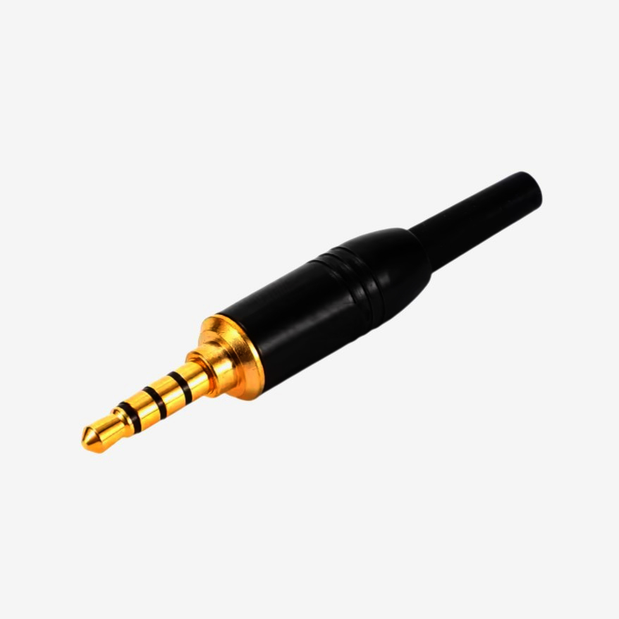 Кабель i-Taki mini Jack 3.5 мм TRRS, 1м, подовжений штекер для навушників і мікрофонів, 4 контакта