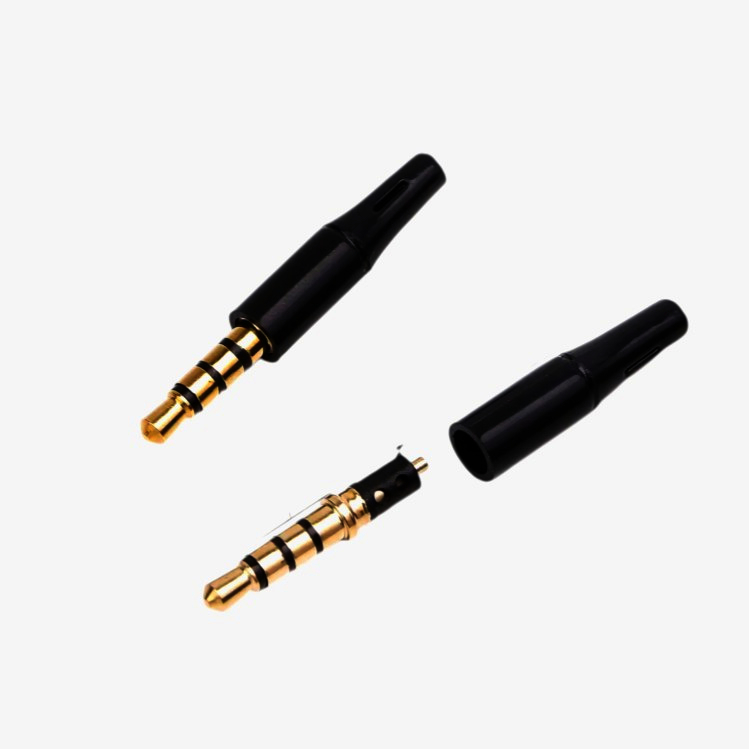 Роз'єм mini Jack 3.5 мм 4-контактний i-Taki, довжина 1 м, для мобільних пристроїв та гарнітур