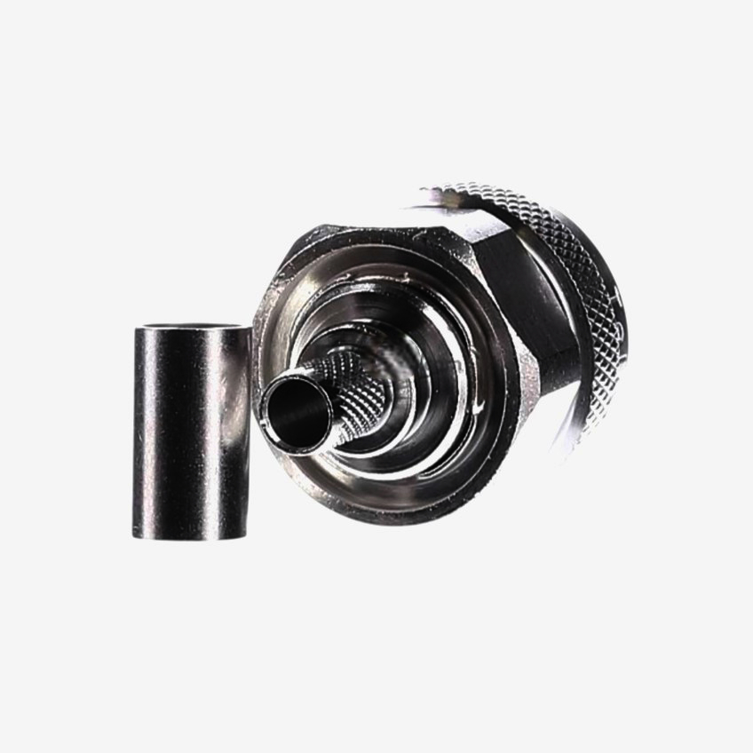 Раз'єм N-типа Telegärtner 50 Ом для RG-58C/U, обжимний, IP68, 11 GHz, Німеччина