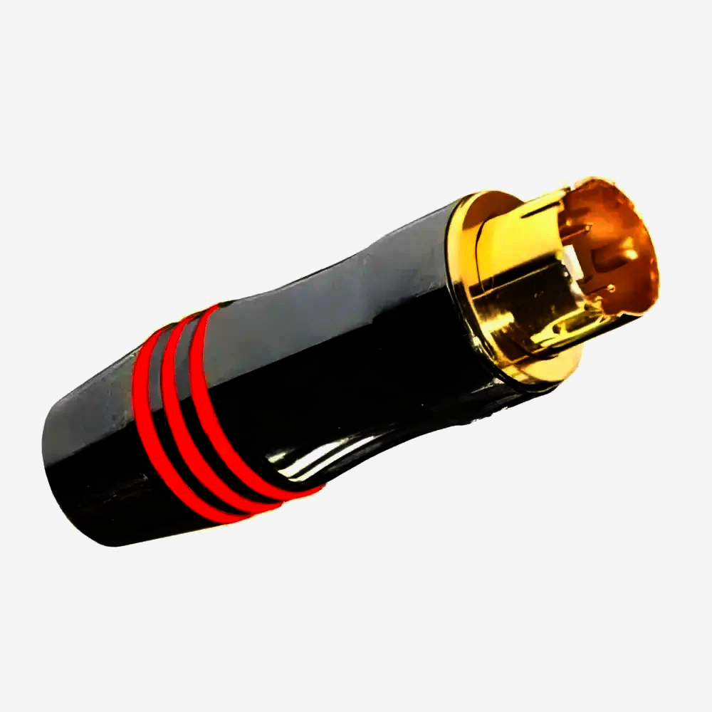 Разъем S-Video ACR-73-8, кабель до 8.5 мм, серия Reference Line, метал, топовое качество