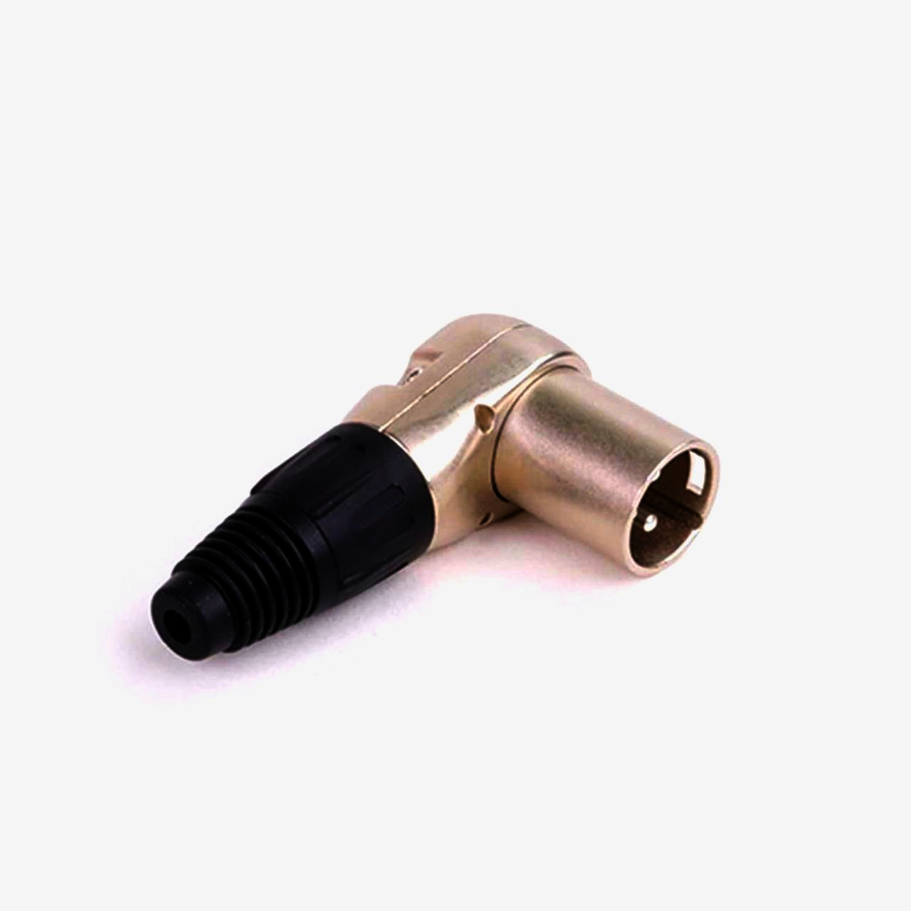 Кутовий XLR роз'єм I-Taki D1036F 3-контактний, 90°, цинковий, для професійного аудіо