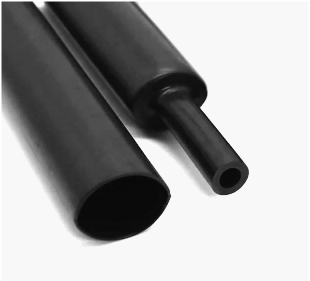 Термотрубка Kynar® JDD Tech 3,2 мм, чорна, 1 м - стійкість до хімії та UV, захист проводів