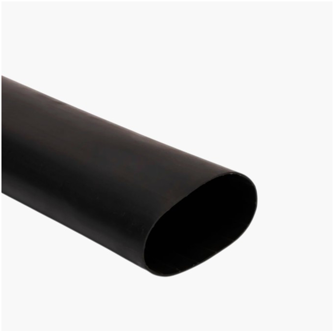 Термотрубка Kynar® JDD Tech 3,2 мм, чорна, 1 м - стійкість до хімії та UV, захист проводів