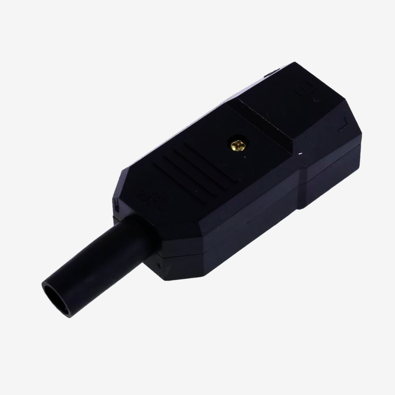 Кабельный разъем I-Taki C14 3 контакта 220В 10A 1м, IEC 60320, Южная Корея