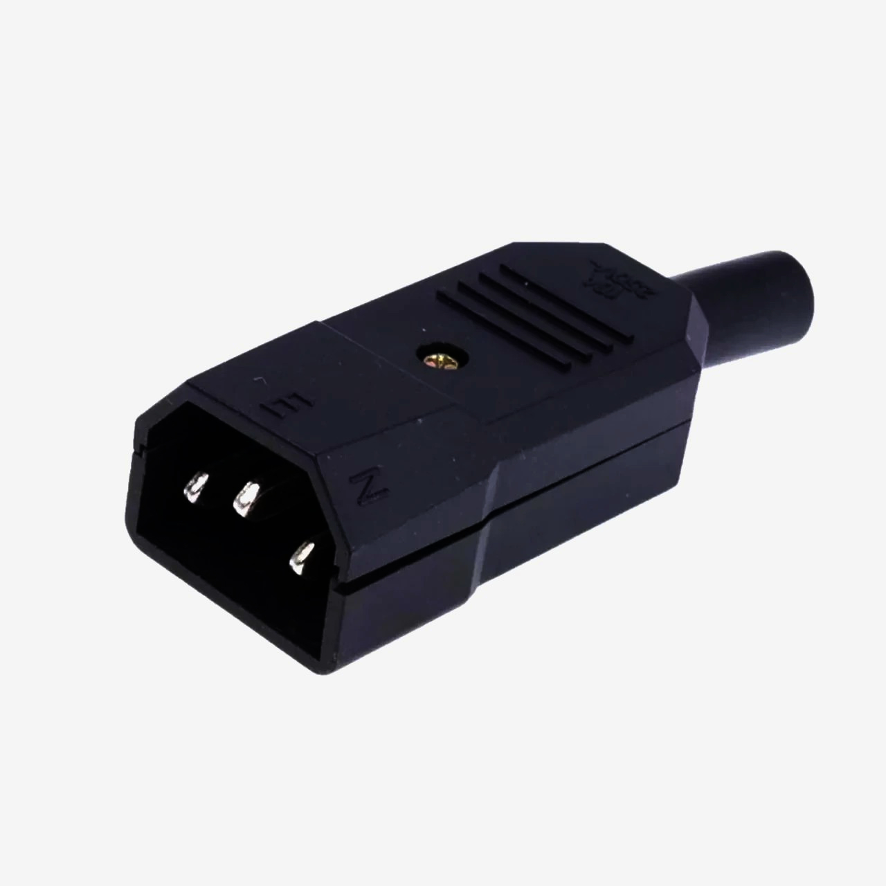 Кабельный разъем I-Taki C14 3 контакта 220В 10A 1м, IEC 60320, Южная Корея
