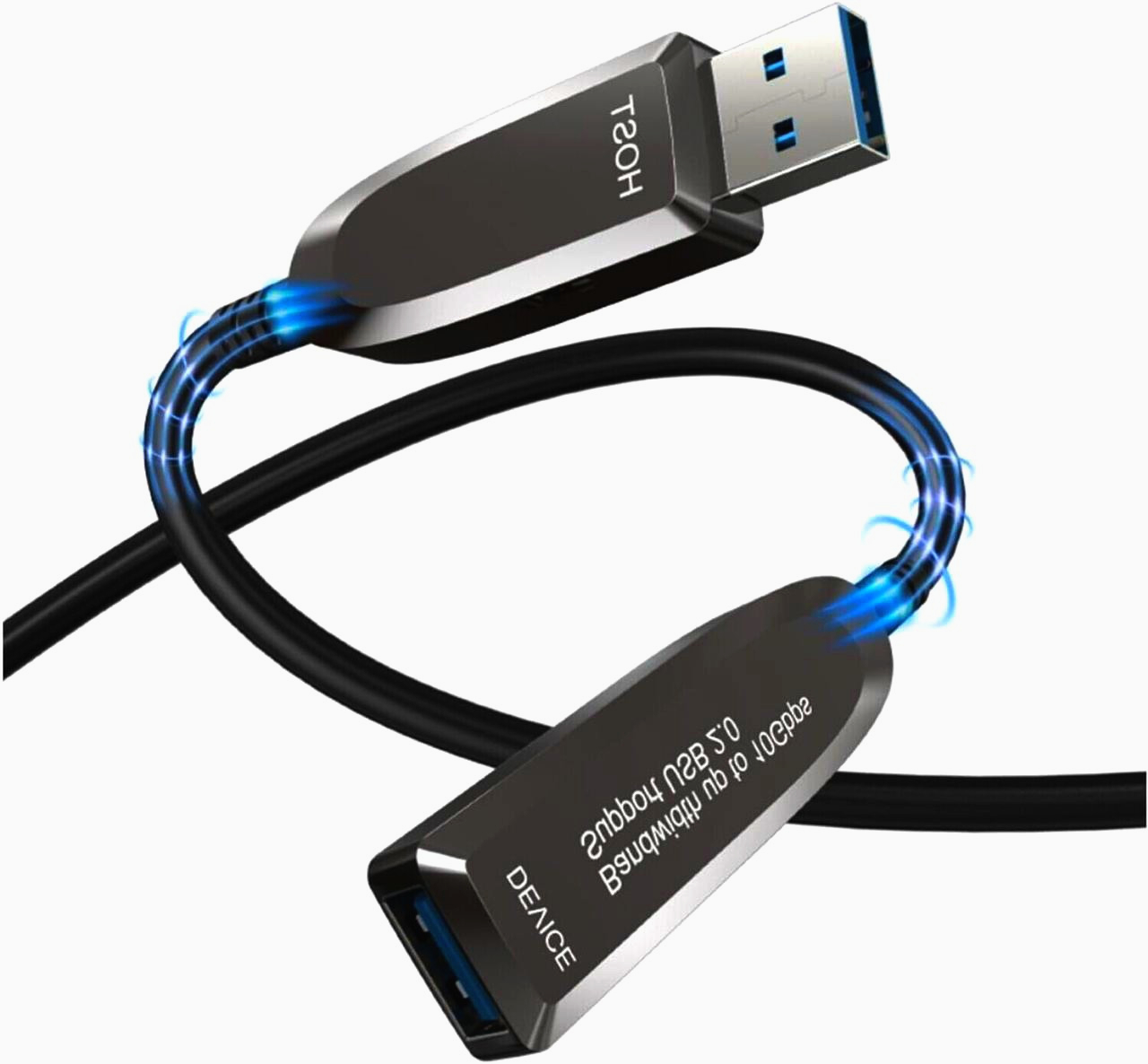 Кабель подовжувач USB 3.0 A (штекер) – A (гнездо) ITaki 5 м для відеоспостереження, 5G швидкість