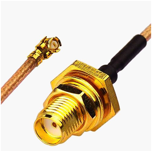 Кабель-джампер IPX RG178 U.FL–SMA 15 см для антен, 50 Ом, компактний, якісний