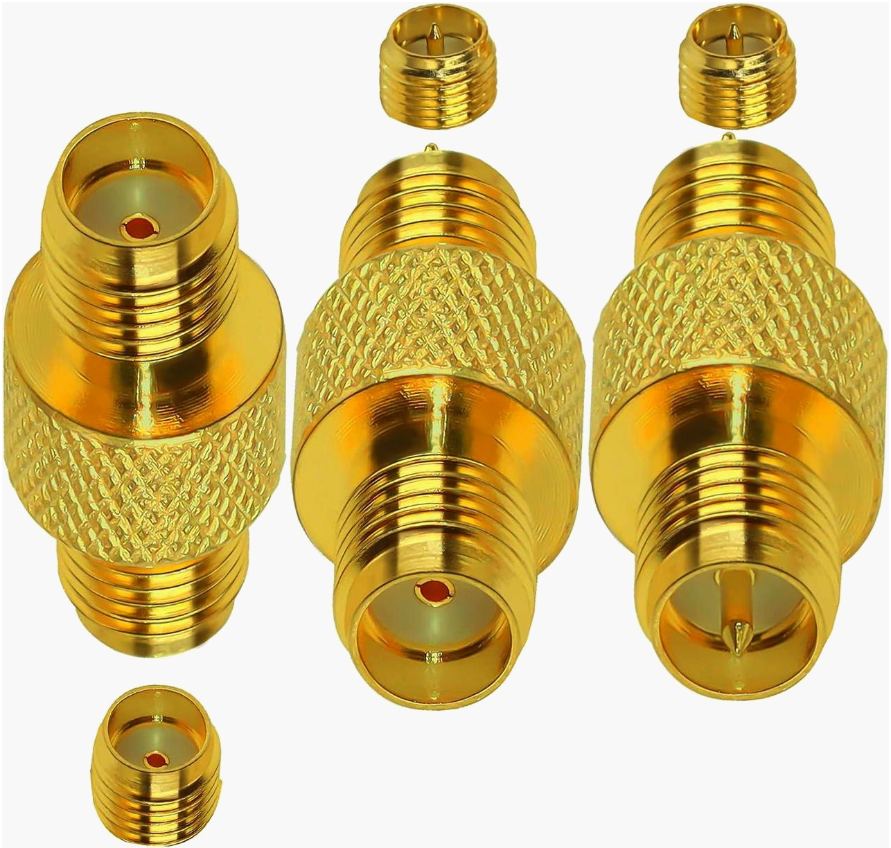 Адаптер SMA > RP-SMA 50 Ом, гніздо-гніздо, для Wi-Fi, GSM антен, оригінал, високочастотний