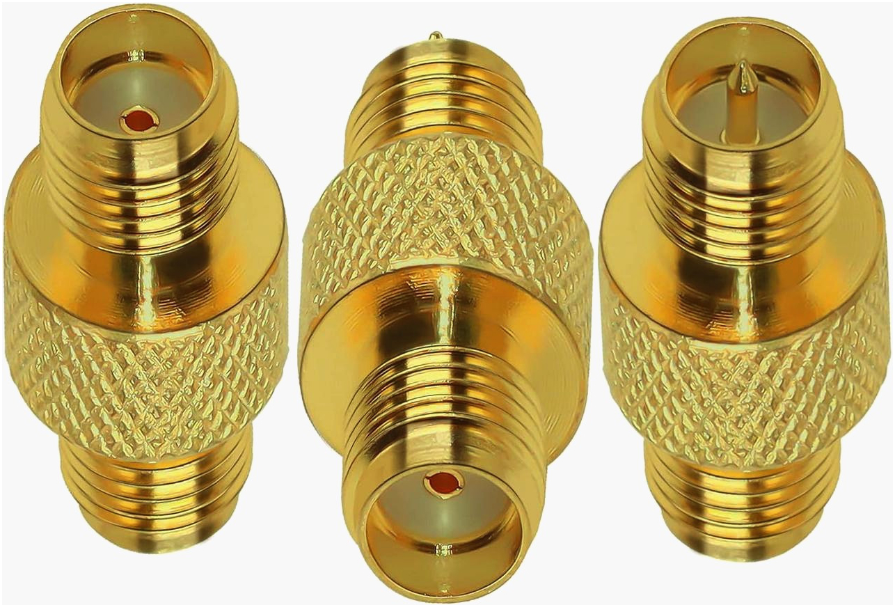 Адаптер SMA > RP-SMA 50 Ом, гніздо-гніздо, для Wi-Fi, GSM антен, оригінал, високочастотний