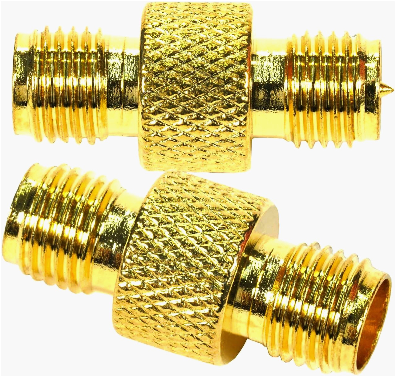 Адаптер SMA гнездо – RP-SMA гнездо 50 Ом, металл с позолотой, переходник 1м для Wi-Fi/GSM