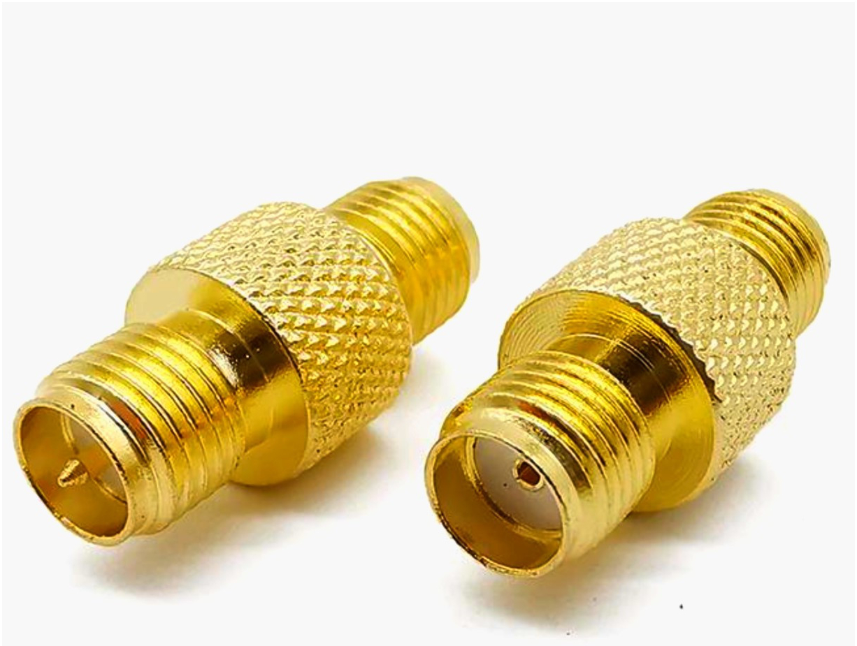 Адаптер SMA на RP-SMA 50 Ом, гнездо-гнездо, металл, 1м - надёжный RF-коннектор для антенн