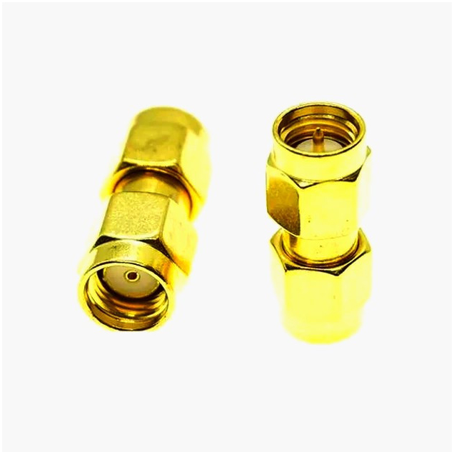 Адаптер SMA ⟶ RP-SMA, 50 Ом, металевий, для Wi-Fi і радіозв'язку, компактний