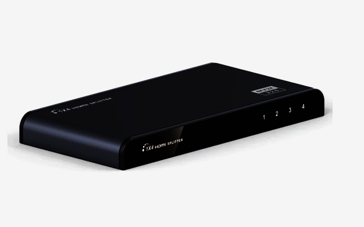 HDMI сплиттер Lenkeng LKV314PRO 1x4, 4K, 30м, усиление сигнала, 3D, компакtnый дизайн