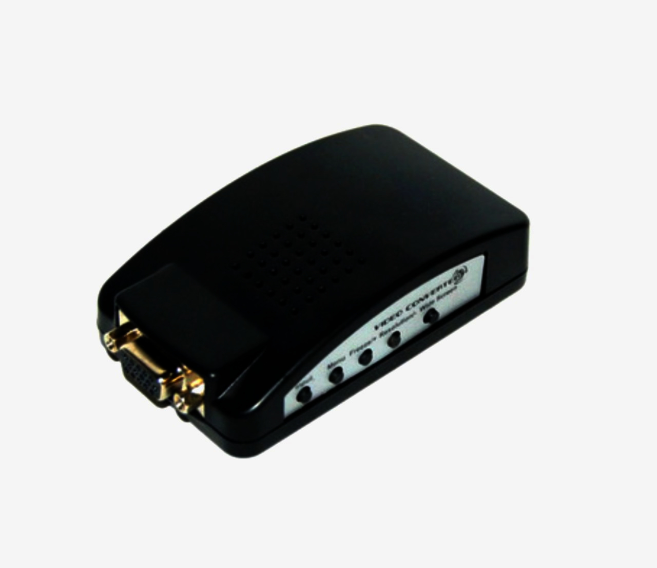 Конвертер Lenkeng RCA/S-Video в VGA 1680x1050 с регулировками яркости, черный