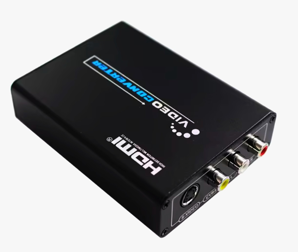 Универсальный HDMI в CVBS/S-Video преобразователь Lenkeng LKV381a, 1080p, 1м, 5V, с кабелями