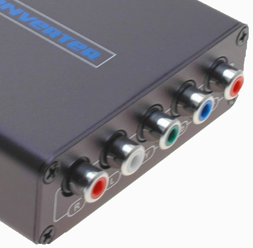 Преобразователь Lenkeng HDMI в компонентне відео 1080p, 1.65Gbps, чорний для проекторів і ТВ