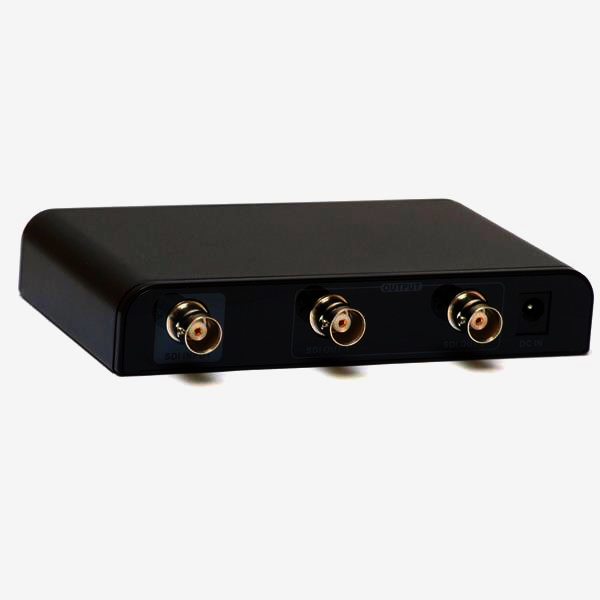 Цифровой SDI сплиттер 1:2 Lenkeng для SD/HD/3G видео, до 2,97 Гбит/с, BNC, черный