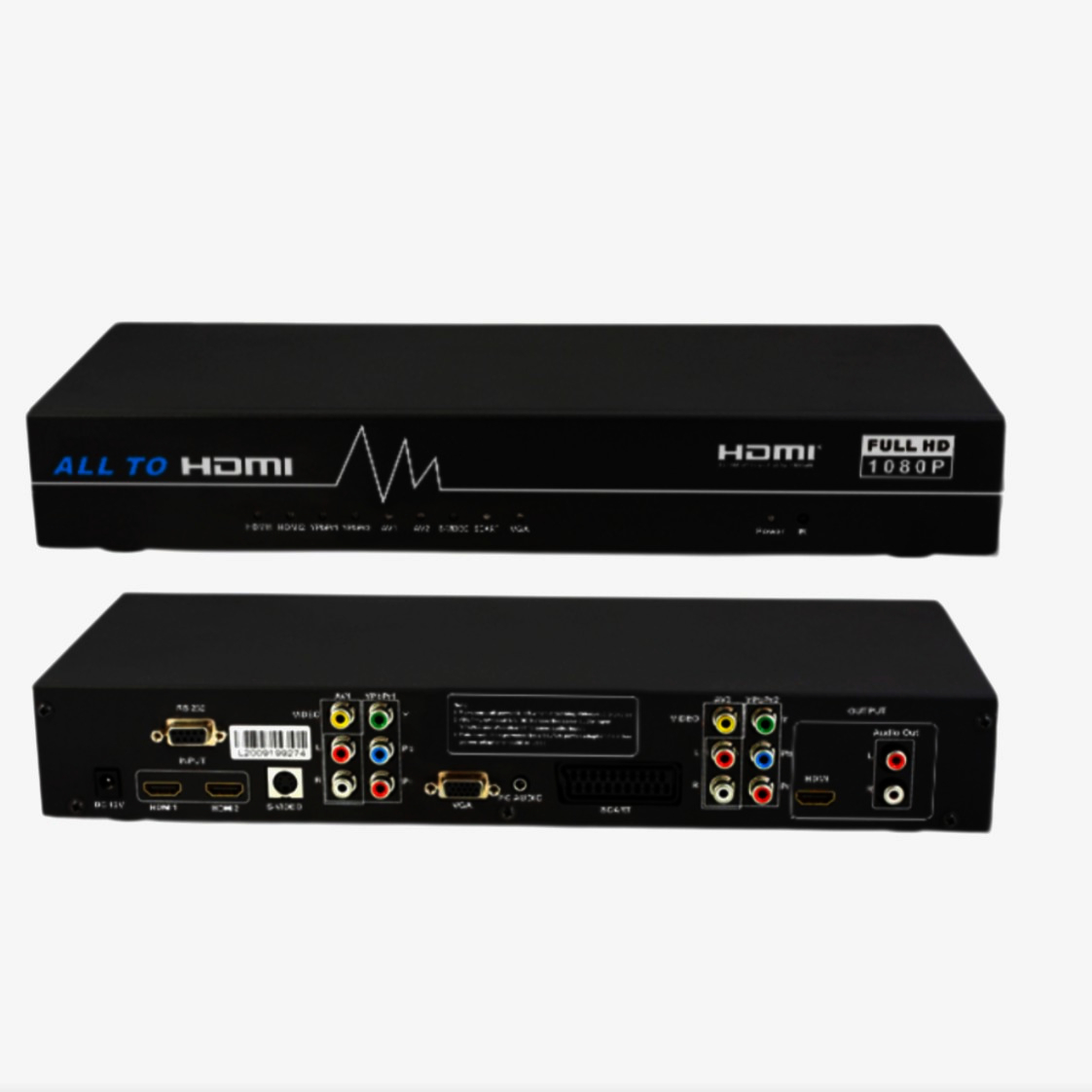 Lenkeng LKV391 универсальный конвертер 1080P, HDMI, 9 входов для старых устройств